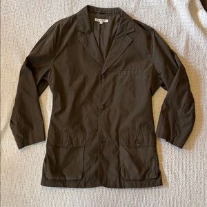 TravelSmith Dark Brown Field Utility Safari Trench Coat, Large, EUC, Lot Pockets